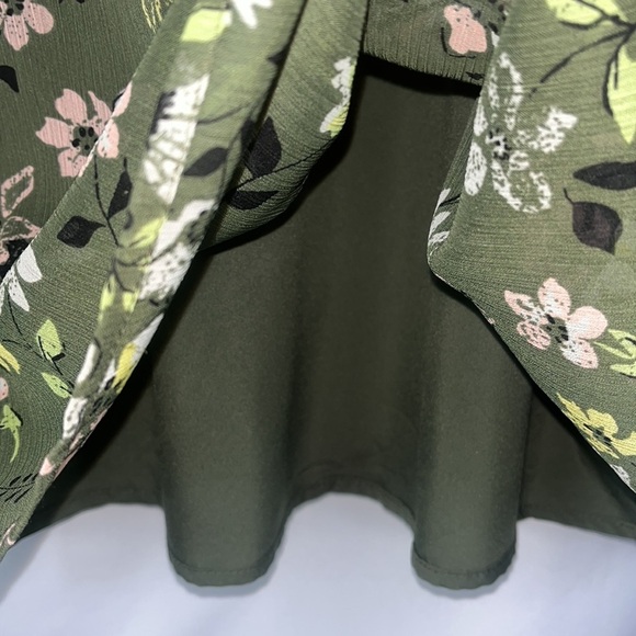 Time and Tru balloon sleeve flowy chiffon romantic blouse Sz XL (16-18) - Picture 10 of 12